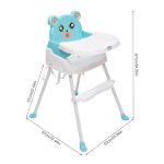 Baobaohao baby feeding chair Sky Blue 03 nilisworld